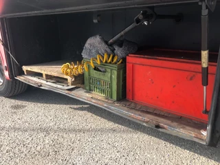 Hoekstra N/A 2000 - MAW20T Gesloten Wipkar-Dieplader Zijdeuren, materiaalkisten, Lage boom 260 cm. Din 50 mm. bild 11