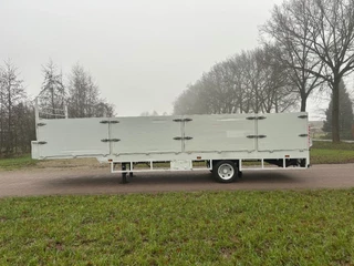 Veldhuizen N/A 2000 - Be oplegger vlak met laadklep Dhollandia 1000 kg afbeelding 3