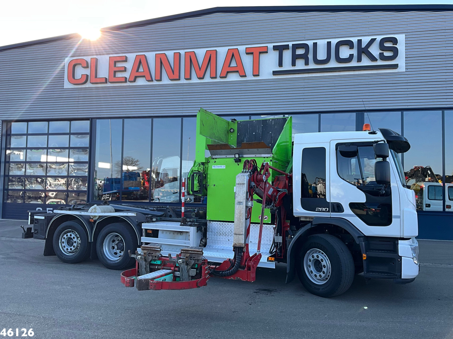 Volvo FE 280 Euro 6 VDL Translift zijlader 2016 afbeelding 1