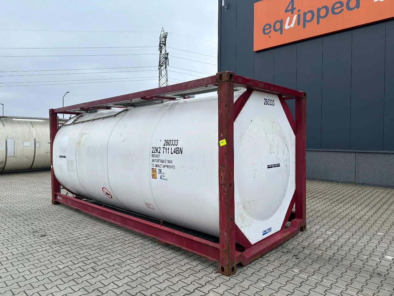CIMC 2017 - FOOD 20FT ISO / 25.940L-1-COMP. / L4BN / UN Portable / T11 / 5Y - + CSC test: 04-2028 afbeelding 27