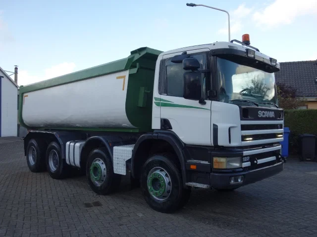 Scania P 2001 - P124-420 20 CUB STEEL KIPPER afbeelding 1