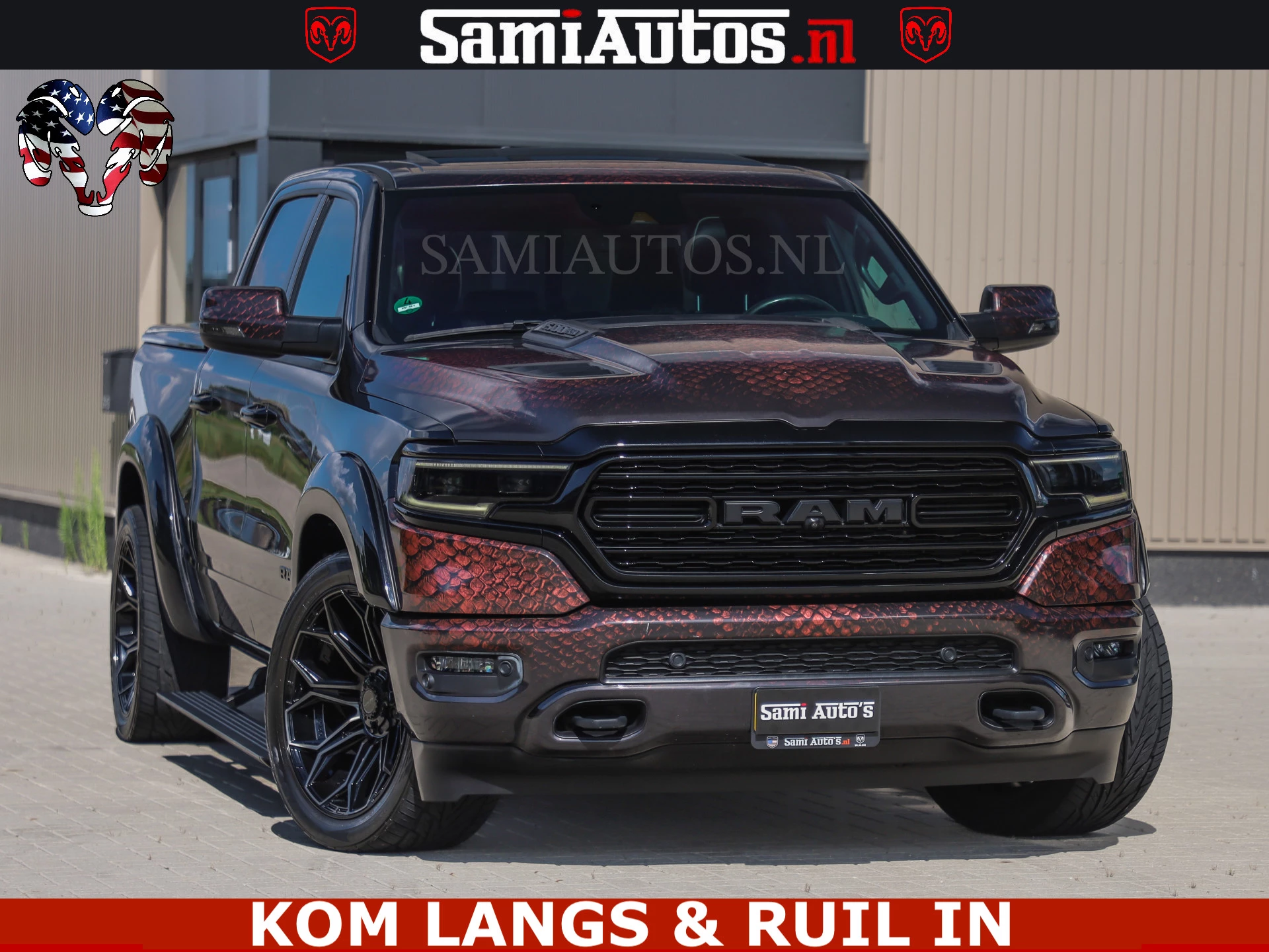 Dodge Ram Pick-Up 2023 - COBRA HULK PACK | 5.7 V8 402 PK | LIMITED EDITION | HUD | LUCHTVERING | BOM VOL | zdjęcie 63