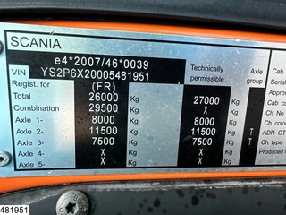 Scania P 2017 - 340 EURO 6, CNG, 6x2, Retarder, Palfinger, Remote zdjecie 7
