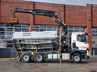 Renault C 2022 - 440 - 6x2*4 - HIAB X Pro 232 Crane - Meiler 3 seite kipper/Tipper - Retarder - Steering axle imagem 38