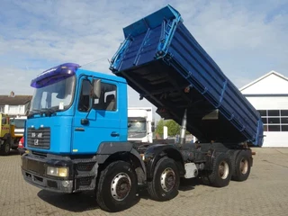 MAN 41-414 1999 - MEILLER KIPPER 8X4,MANUAL POMP afbeelding 2