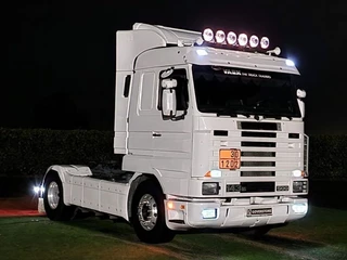 Scania R 1997 - R143-500 V8 4x2 Streamline - Retarder - Leather - Alloy wheels - Custom Bumper - Airhorns - Lightbar image 35