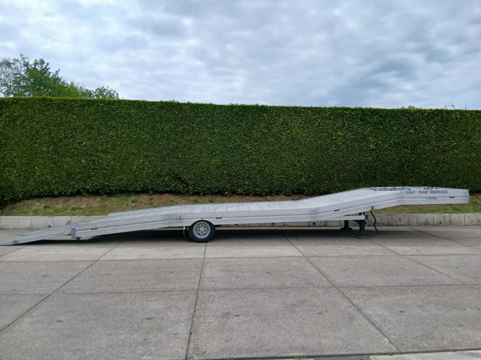 Veldhuizen 2025 - 5,0-tons Auto oplegger 9,5 m. afbeelding 3