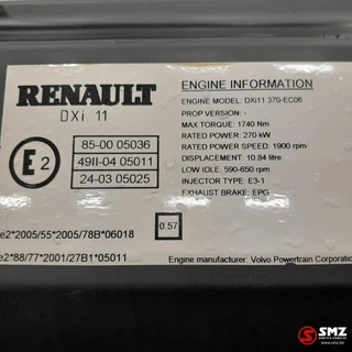 Renault N/A 2007 - Occ motor DXI 11 270kw Renault bild 5