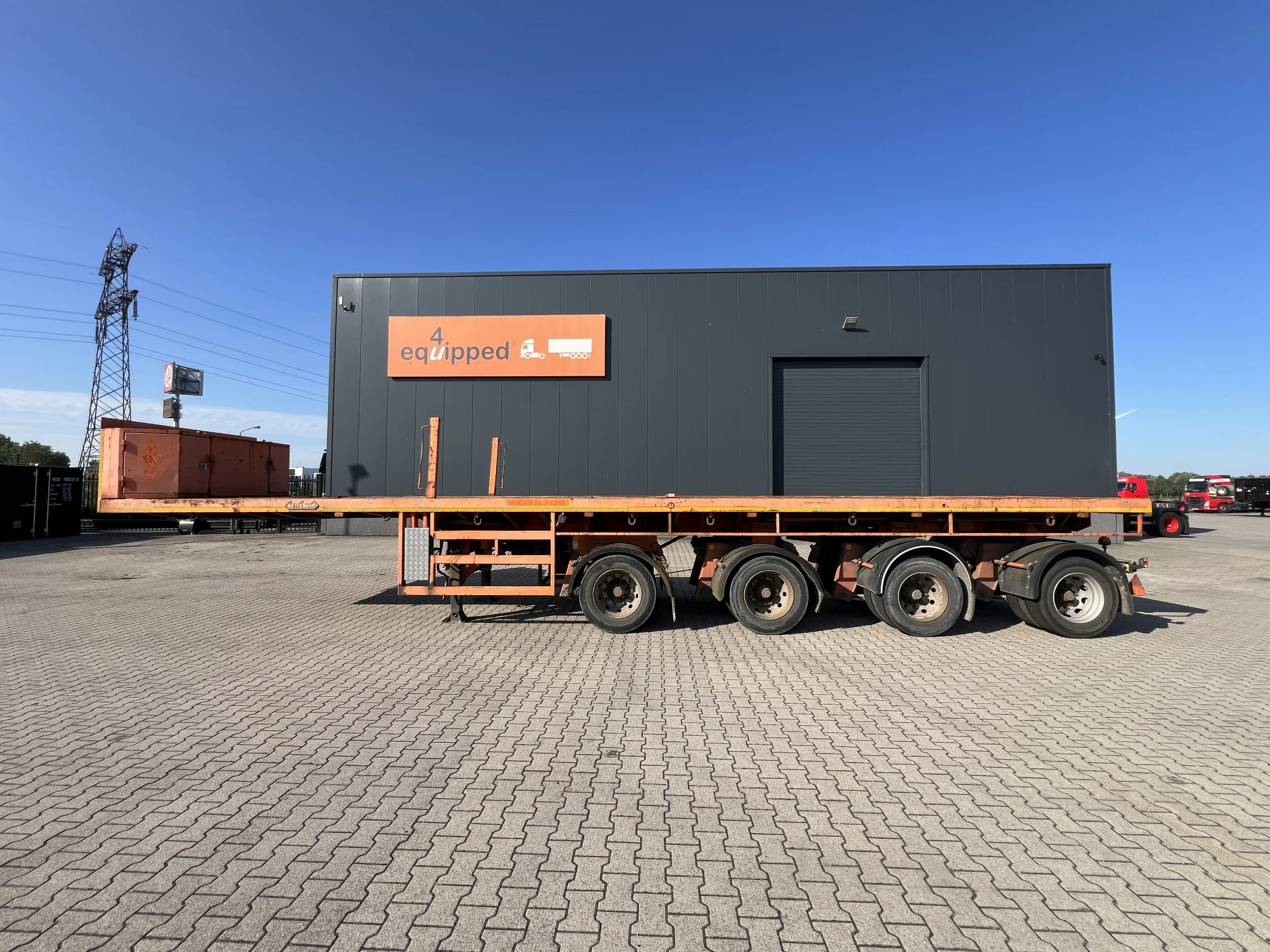 Nooteboom 1999 - OVB-73-04, 73 tons Ballast trailer, 4 axles, 3 hydraulic steering axles afbeelding 3