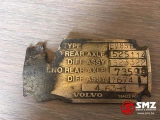 Volvo N/A - Occ Aandrijfas Volvo EV85B ratio 4.63 obrazek 5