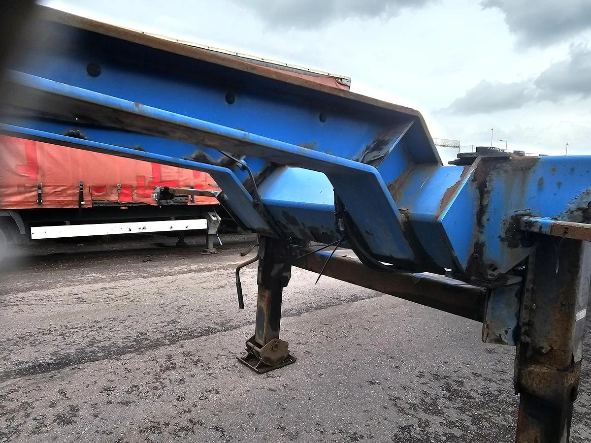 Van Hool 3B2018- 40 FOOT 2 X 20 FOOT CONTAINER CHASSIS, MB DISC. TUV APK 07-11-2026 2007 obrázek 27