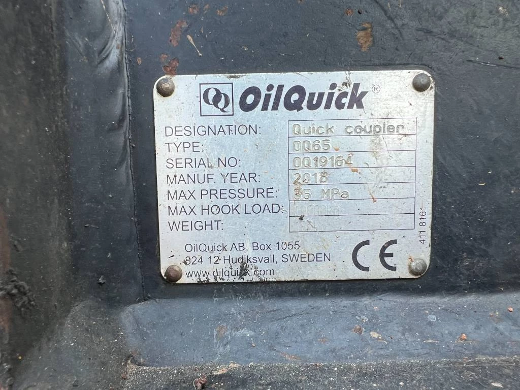 OilQuick 2018 - OQ65 - 311F / 313F / 315F obrázek 11