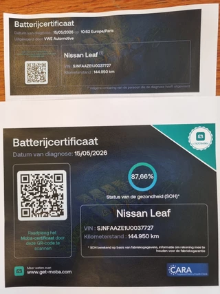 Nissan Leaf 2018 - Tekna 40 kWh soh 87%, camera. image 16
