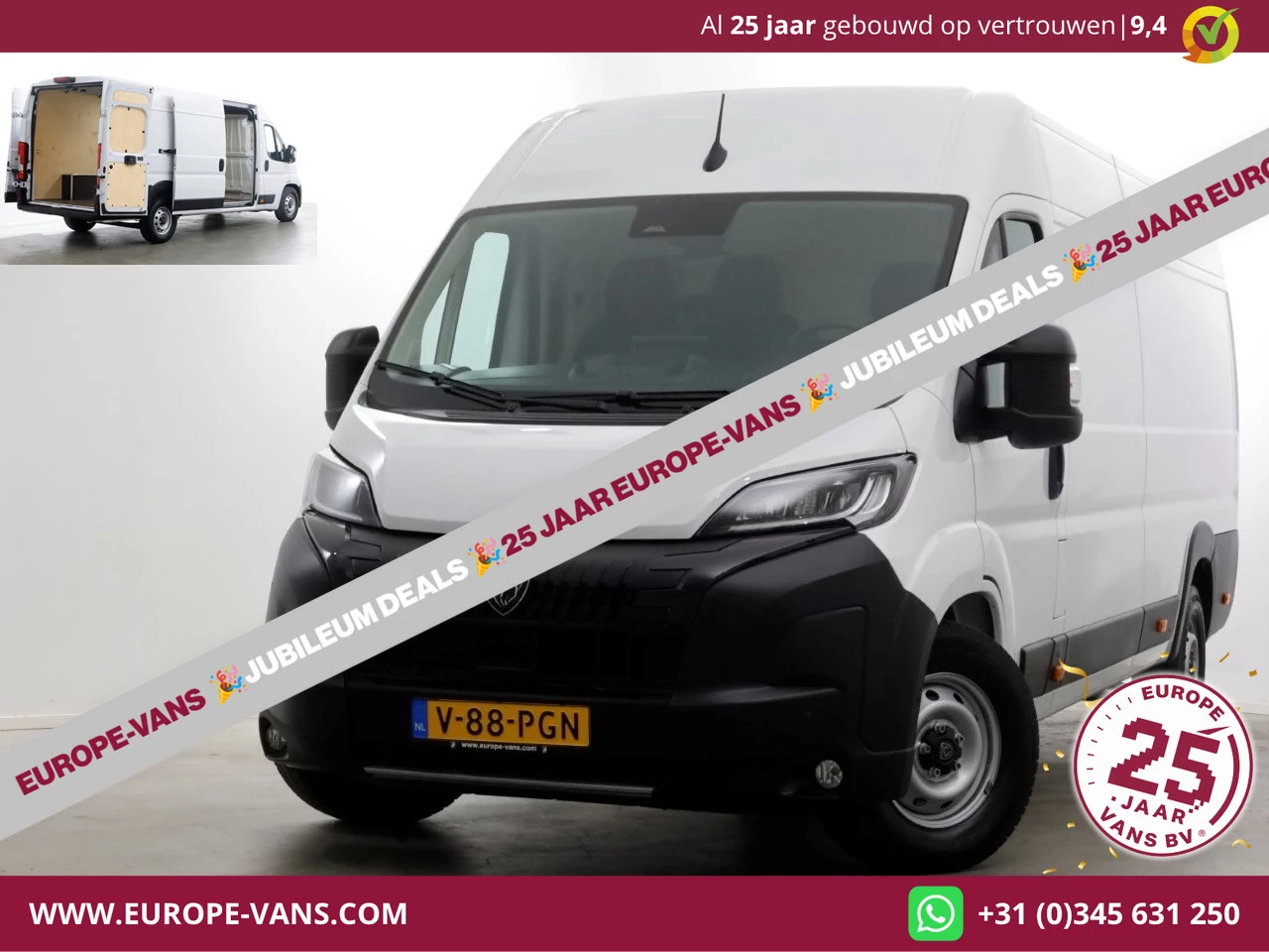 Peugeot Boxer 2024 - 2.2 BlueHDi 180pk Automaat L4H2 LED/ACC/Navi/Camera 11-2024 zdjęcie 1