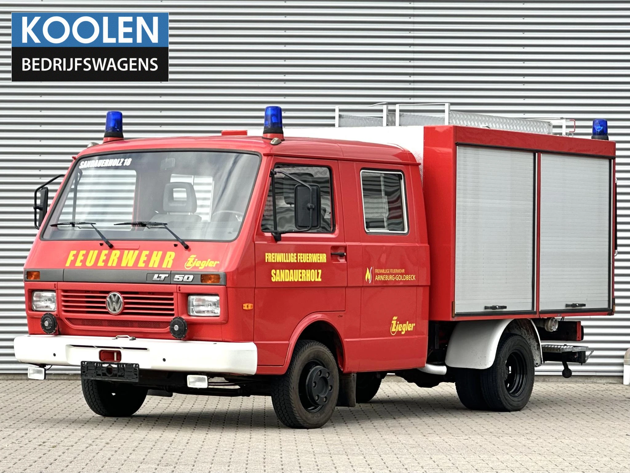 Volkswagen LT 1993 - LT50 Blusvoertuig brandweerwagen brandweerauto afbeelding 1