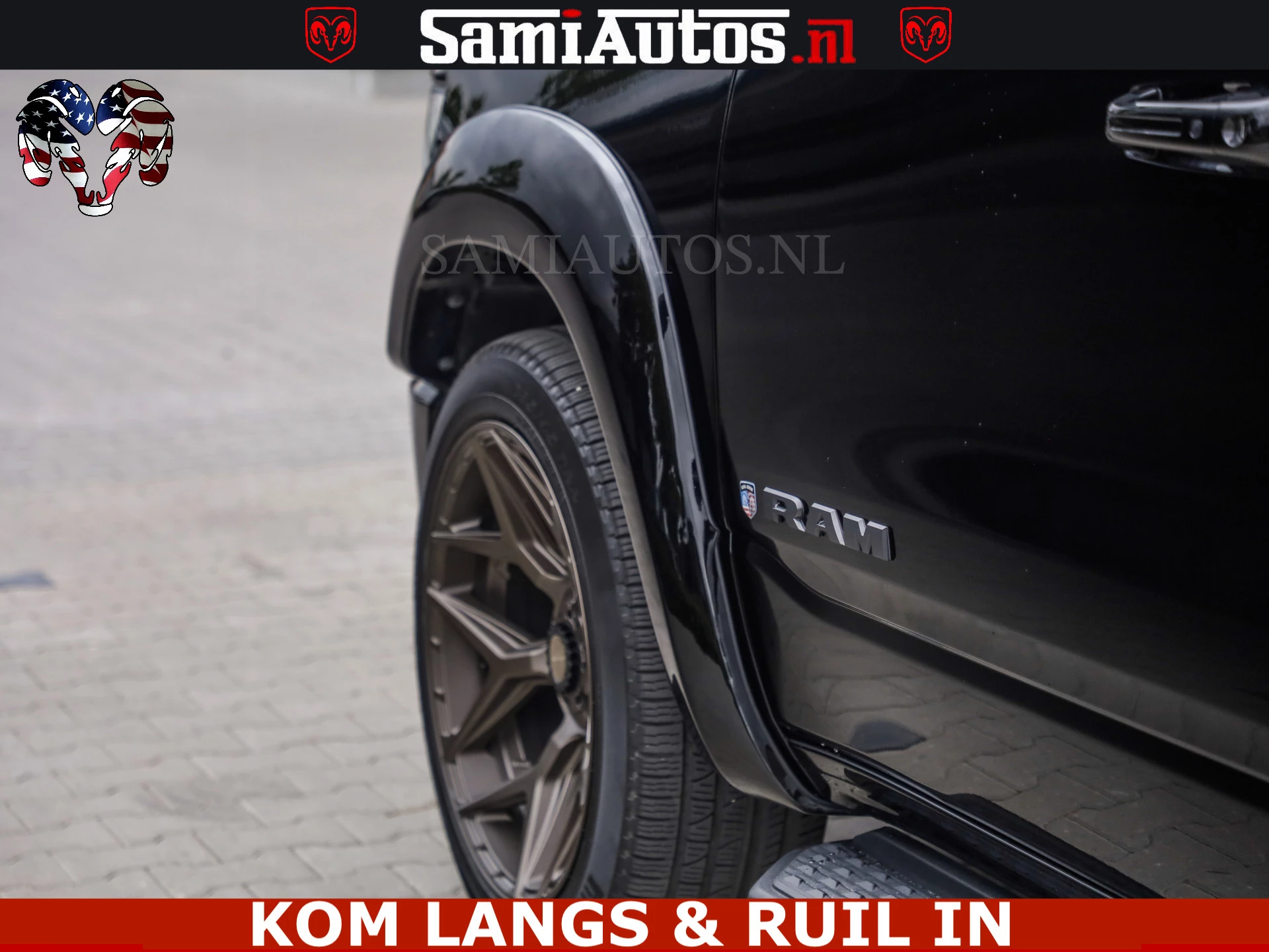 Dodge Ram Pick-Up 2023 - DE DONDER | 5.7 V8 HEMI | BRONZE BREDE WIELEN | WIDE BODY | OPEN UITLAAT KLEP | ZEER DIK | image 13