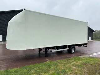 Tracon N/A 2003 - be oplegger gesloten laadklep 1000 kg stuur as imagen 1