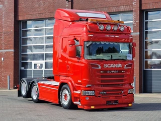 Scania R 2016 - R730 V8 Highline 6x2 - Show truck - Full spec - Custom interior - Retarder - Full air te koop