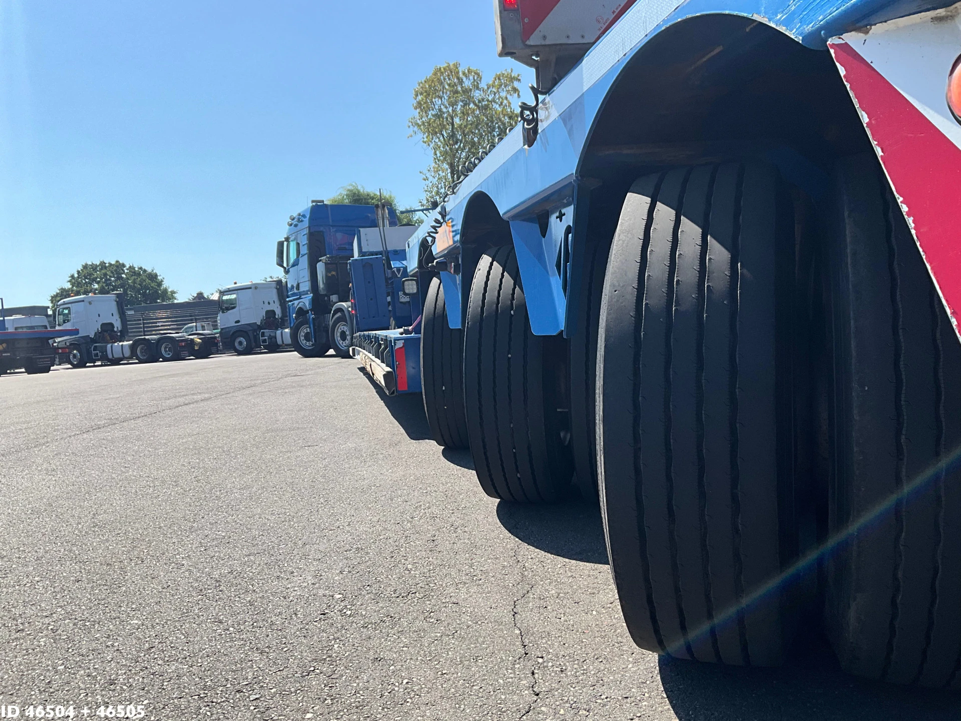 MAN TGX 2021 - 41.640 Euro 6 8x4 + Faymonville 3-assige Euro Dieplader afbeelding 3