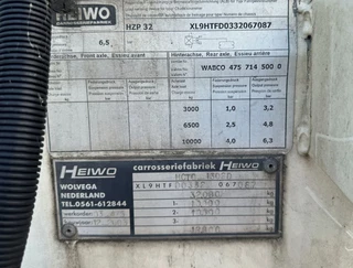 HTF N/A 2004 - 2-AS HEIWO 1240 x 250 x 272 CM INWENDIG STUURAS LAADKLEP APK TOT 07-2026 obrazek 13