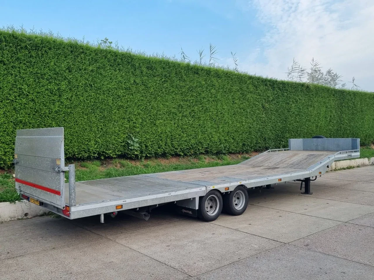 Veldhuizen 2022 - 8,0-tons Semi-dieplader oplegger 9,5 m. image 2