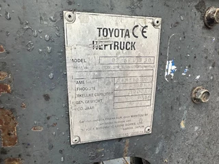Toyota N/A 1996 - 6FDF 30  3 TO afbeelding 14