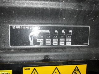 DAF FAN CF 340 Hiab 23 ton/meter laadkraan Welvaarts weighing system 2022 - N/A immagine 16