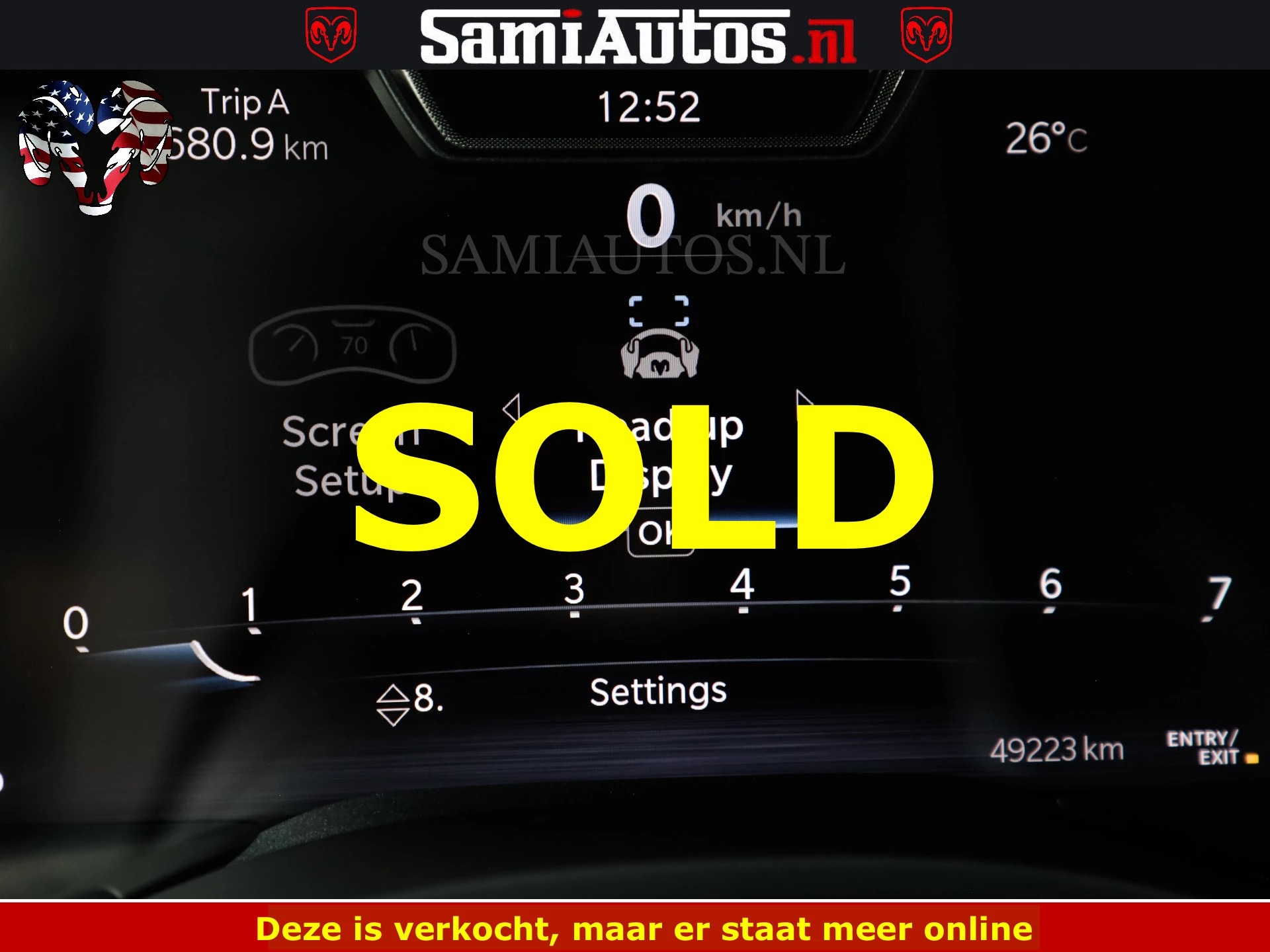 Dodge Ram Pick-Up 2024 - DELMONICO | LIMITED NIGHT 5.7 V8 | BOM VOL | HUD | LUCHTVERING | MEEST LUXE DUBBELE CABINE | 5 PERSOONS | obrázek 24