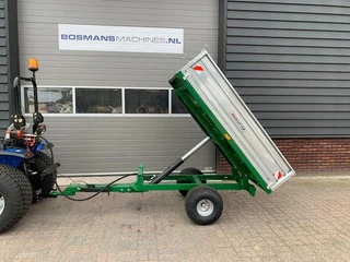 Kraffter 1.5 T kipper voor minitractor NIEUW 2025 afbeelding 2 miniatuur