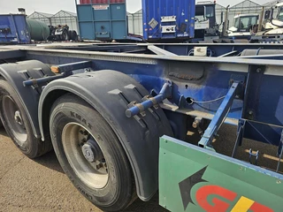 Van Hool 30 foot container chassis | tank container transport | saf Drum. 1998 - N/A obrazek 13