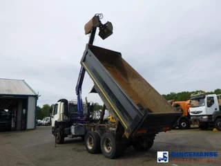 DAF CF 75.310 6x4 RHD tipper + HMF 1144 K-1 + grapple 2008 imagen 3 miniatura