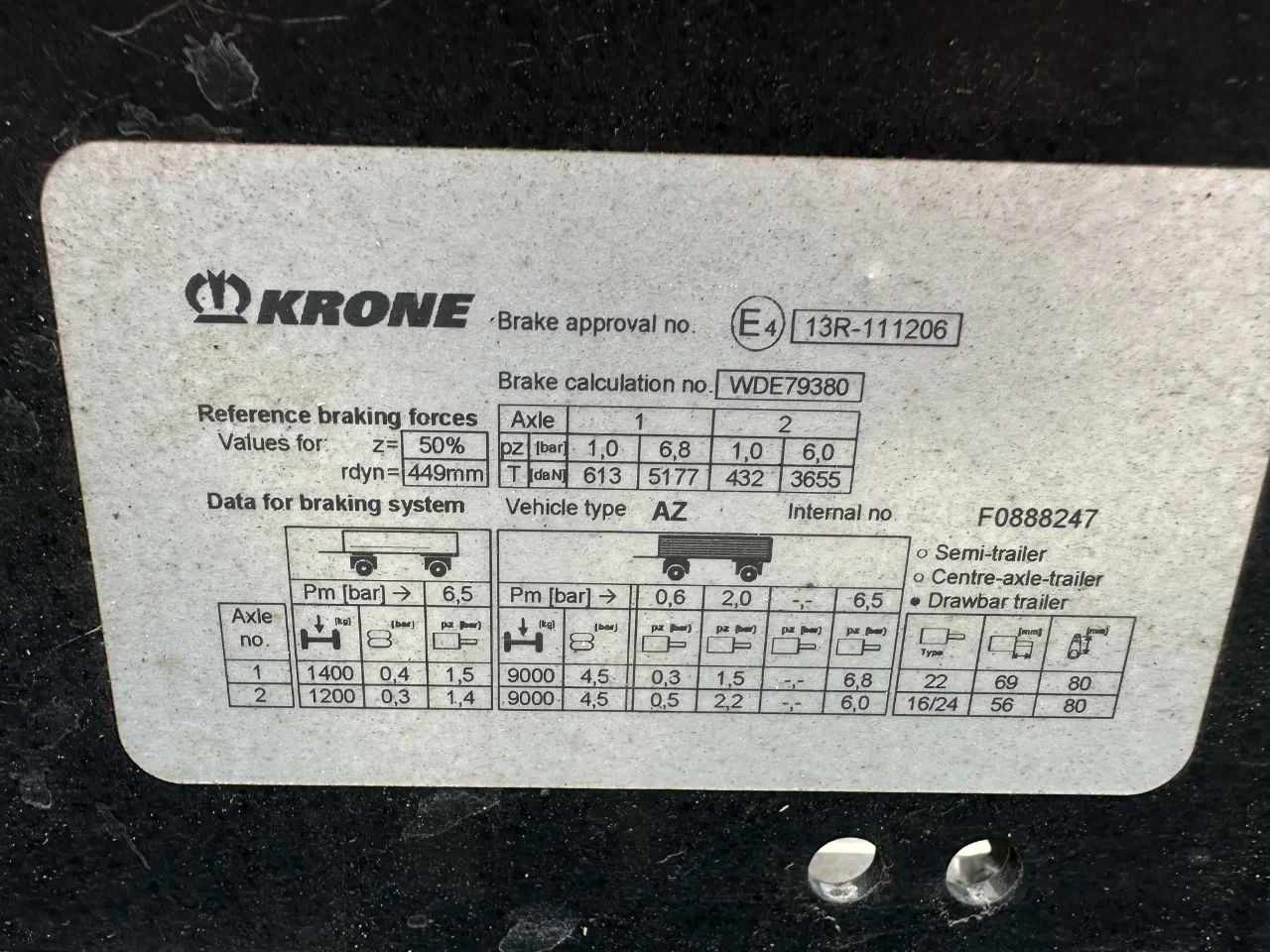 Krone 2019 - AZ18 MAXI / 2-axle drawbar trailer / BDF / NL-trailer / 4x available imagen 21