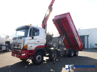 Hino FY1EUKA 8x4 tipper RHD + Palfinger E120L + grapple 2007 zu verkaufen