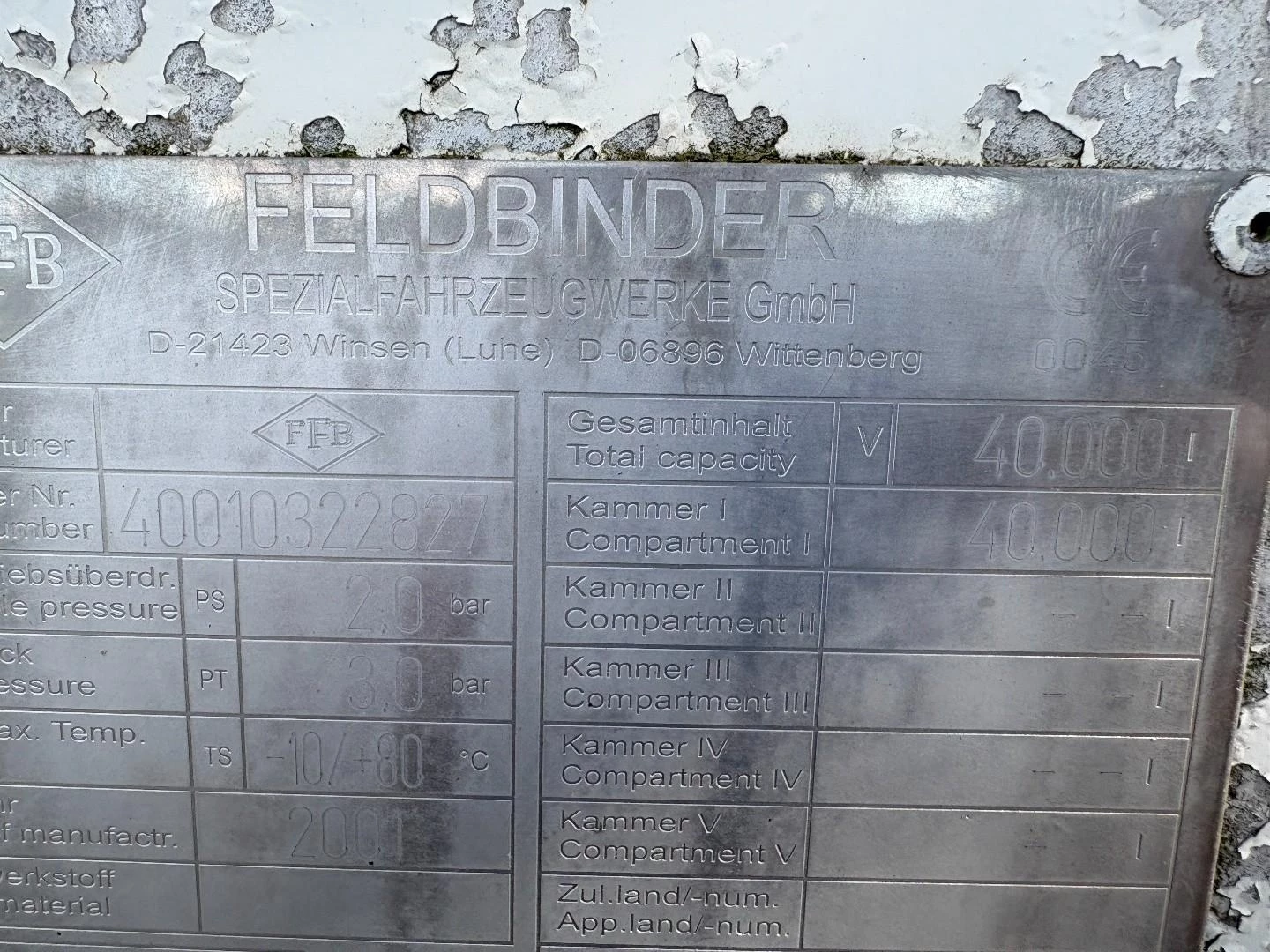 Feldbinder Silo 2001 afbeelding 9