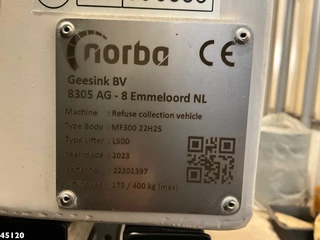 Volvo FE 350 Norba MF 300 22m³ 2 compartimenten NEW and UNUSED! 2025 - N/A image 21