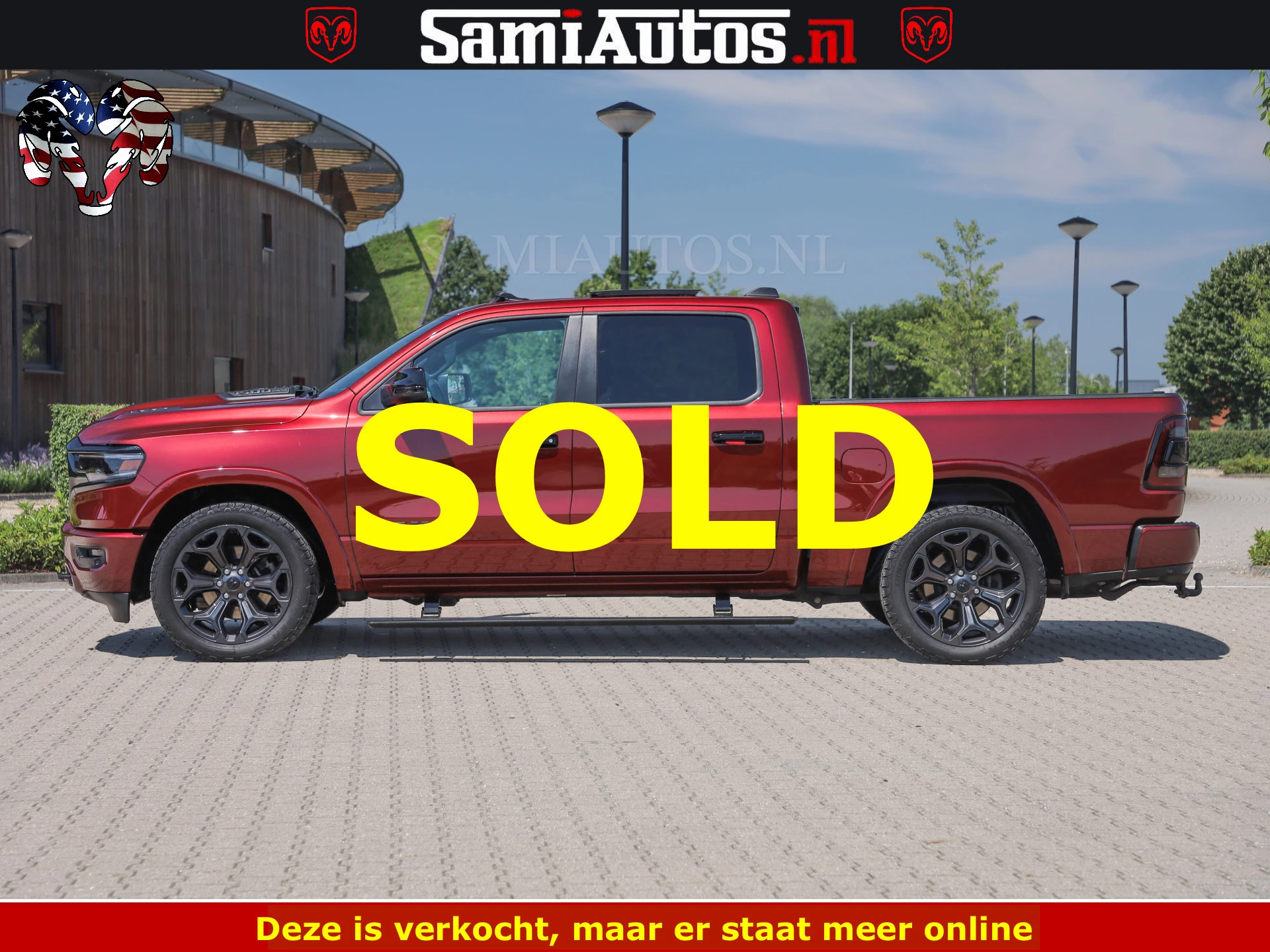 Dodge Ram Pick-Up 2024 - DELMONICO | LIMITED NIGHT 5.7 V8 | BOM VOL | HUD | LUCHTVERING | MEEST LUXE DUBBELE CABINE | 5 PERSOONS | obrázek 15