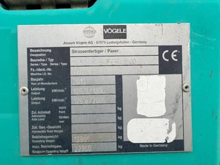Vögele N/A 2013 - SUPER 1800-2 imagem 6