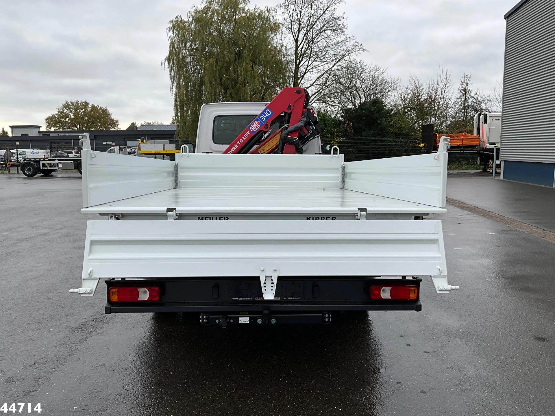 Iveco Daily 2024 - 72C18 HMF laadkraan 3,4 Tonmeter laadkraan + Meiller 3-zijdige kipper New & Unused!! afbeelding 12