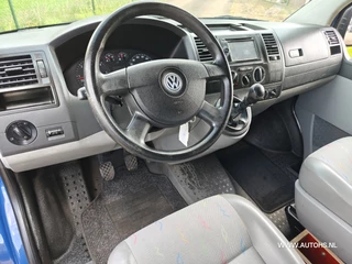 Volkswagen Transporter 2009 - Kombi 2.5 TDI 340 Trendl. Apk Mei 2027 , 8 pers. Airco , nette bus. 131PK imagen 12