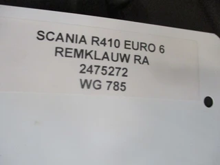 Scania - R410 2475272 REMKLAUW RV / RA EURO 6 MODEL 2020 obrázek 3 náhled