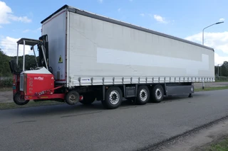 Schmitz Cargobull 2013 - SCB*S3T + PALFINGER F3-203 PX | 895 Hours | 2015 | Tautliner | 2013 | RoofSafetyAirBag | Lift Axle | Steering Axle | TUV/MOT/APK 01-2027 | German Trailer Bild 2 Miniaturansicht