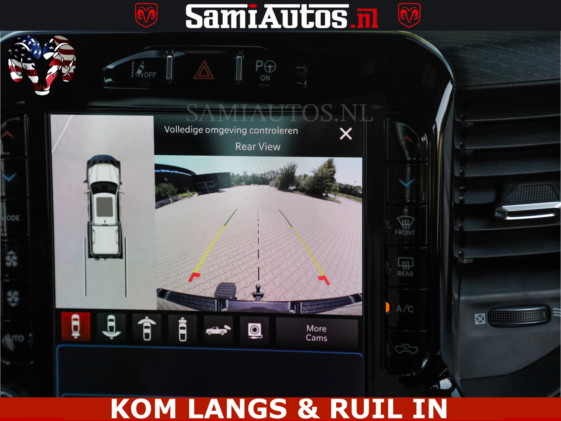 Dodge Ram Pick-Up 2024 - LIMITED HULK | 5.7 V8 402PK HEMI | RAM VOL | HUD | LUCHTVERING | PANO | MWK KLEP | DC | 5 PERS | afbeelding 86