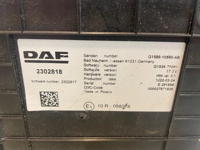 DAF 2022 - 2302818 KLIMAATREGELING zdjęcie 2