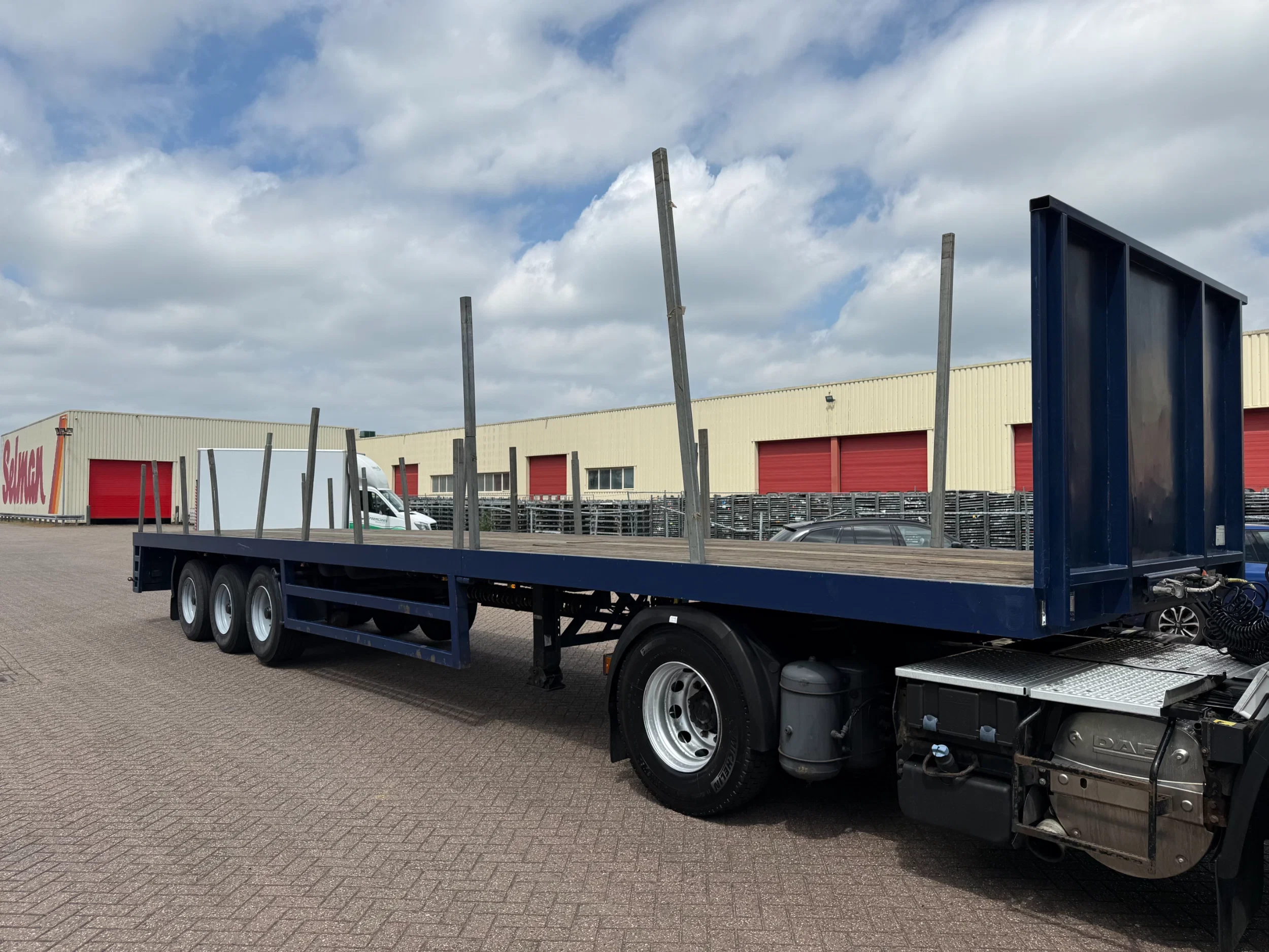 Lintrailers 2007 - vlakke uitschuifbare oplegger / naloop gestuurd APK tot 1-2027 Bild 14