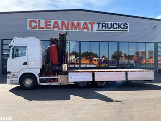 Scania R 2016 - 490 8x4 Euro 6 Retarder HMF 60 Tonmeter laadkraan + Fly-Jib afbeelding 4