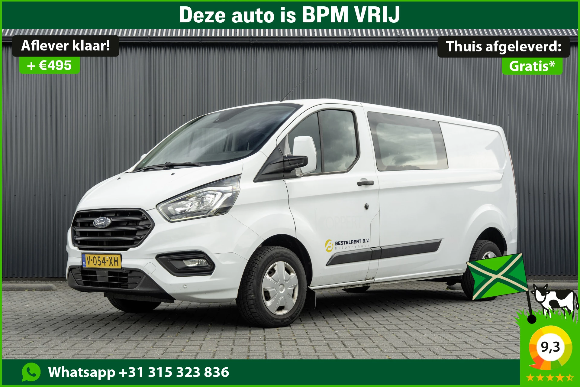 Ford Transit Custom 2019 - **2.0 TDCI 131PK L2H1 | 6-Zits | Cruise | Airco | PDC | Euro 6** immagine 1