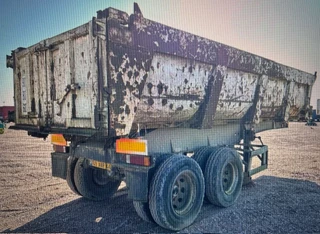 Trailor N/A 1998 - 2 Axle , 8 Tyres , Steel Tipper , Spring Suspension , Drum Brakes immagine 3