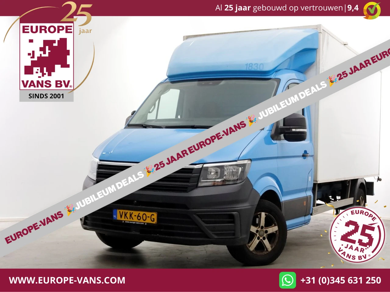 Volkswagen Crafter 2021 - 35 2.0 TDI E6 Bakwagen met achterdeuren 2-Persoons 05-2021 afbeelding 1