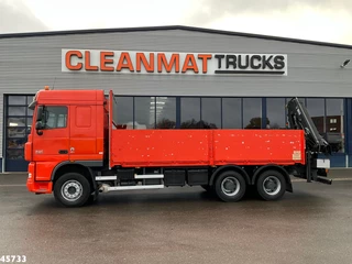 DAF FAT 105 XF 460 6x4 Manual Full Steel Hiab 16 Tonmeter laadkraan 2007 - N/A image 3