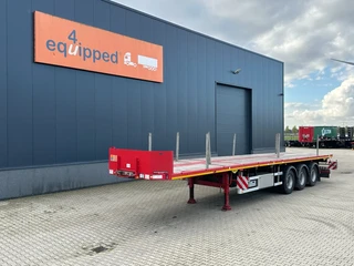 Broshuis 2023 - 750cm extendable flatbed trailer / SAF + drumbrakes / excellent condition image 2 thumbnail